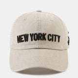 New York Embroidered Mesh Cotton Baseball Hat