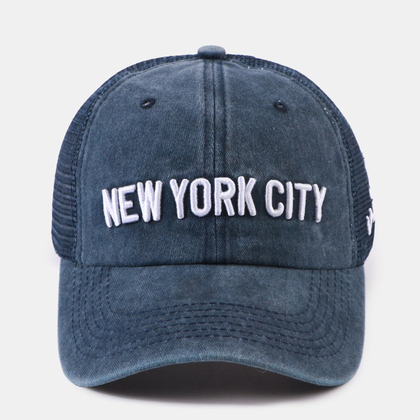 New York Embroidered Mesh Cotton Baseball Hat
