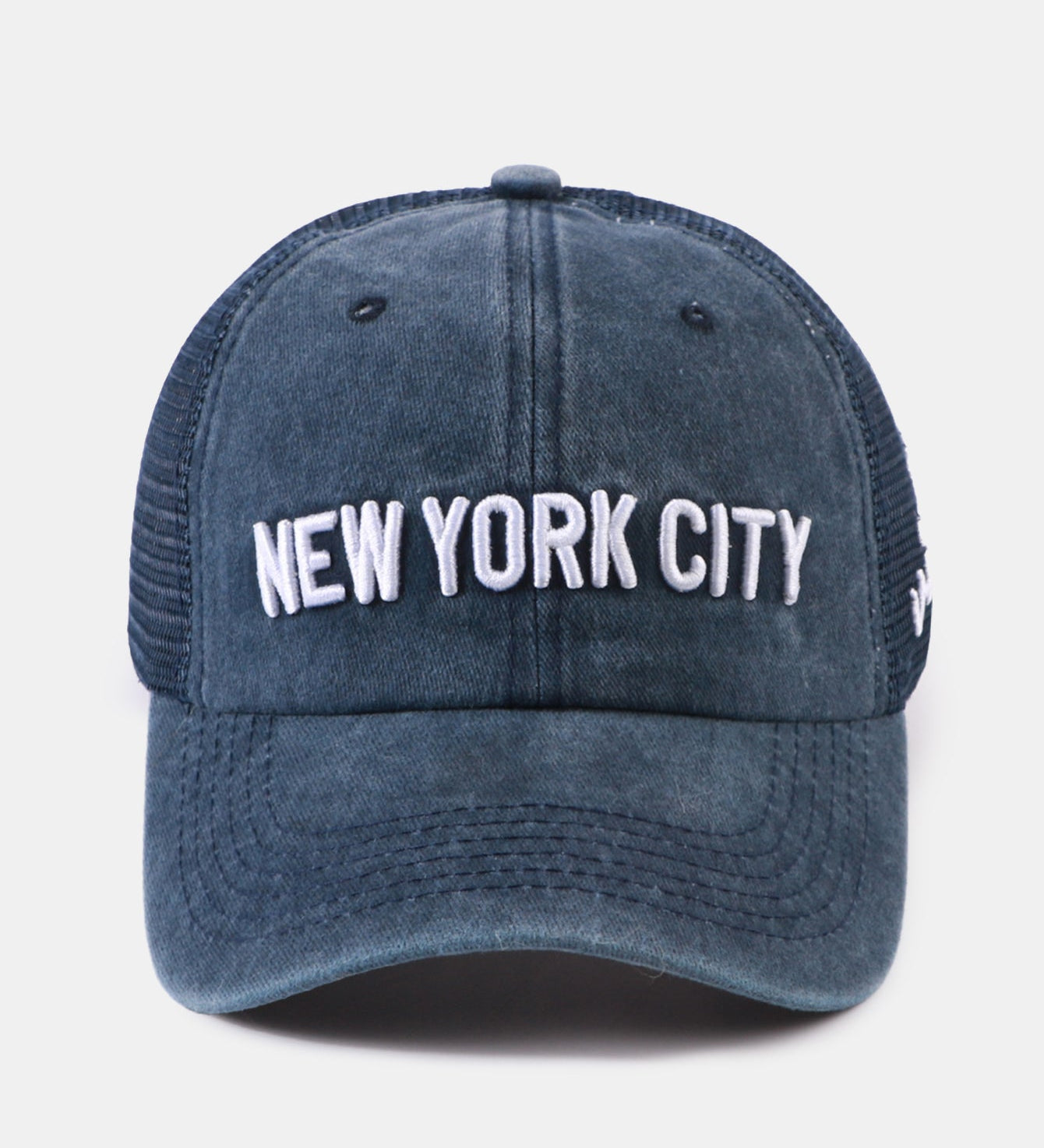 New York Embroidered Mesh Cotton Baseball Hat
