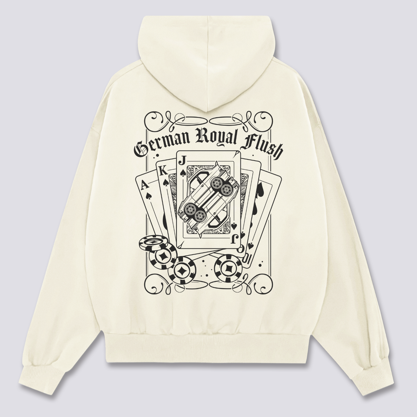 Karališkas Flush Hoodie
