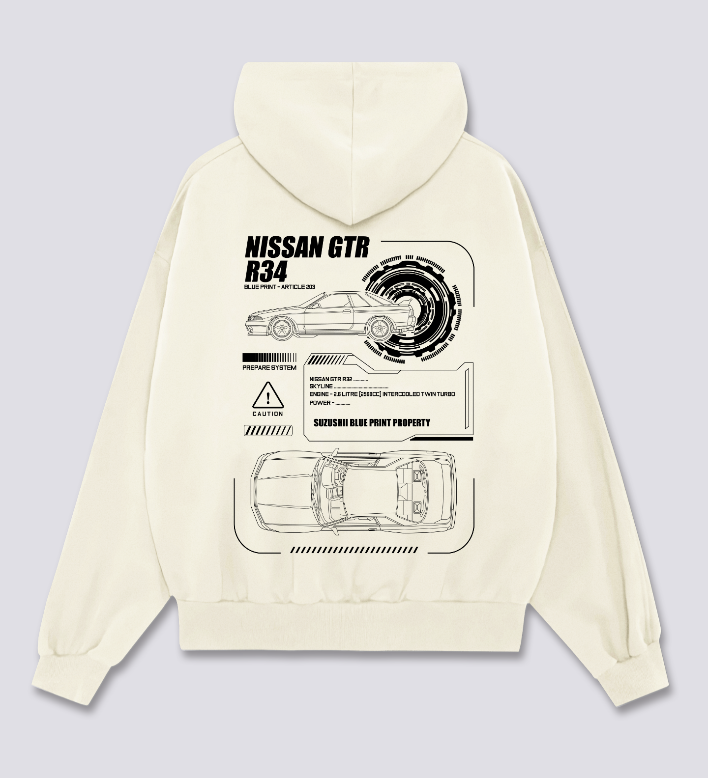 GTR Blueprint Hoodie