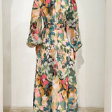Celine | Abito Femminile con Motivo Floreale