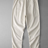 Classic Straight-Leg Linen Trousers