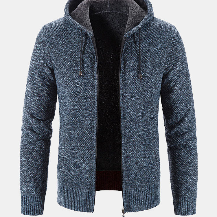 Men's Zip-Up Hooded Sweatshirt