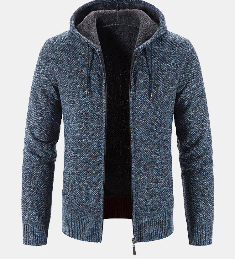 Men's Zip-Up Hooded Sweatshirt
