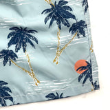 Sunset Palm Tree Swim Trunks