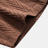 Textured Jacquard Cuban-Style Shirt