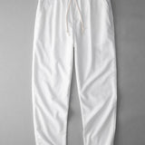 Classic Straight-Leg Linen Trousers