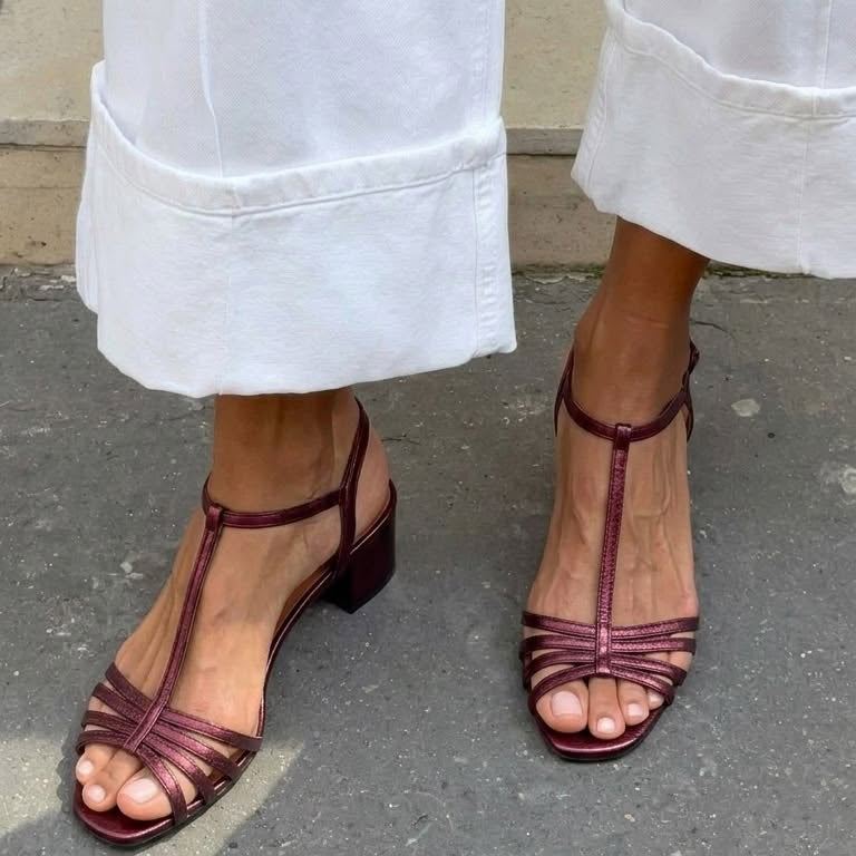 Milda™ | Elegantiški auksiniai sandalai kasdienai