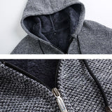 Men's Zip-Up Hooded Sweatshirt