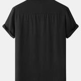 Smiley Face Graphic Button-Up Shirt