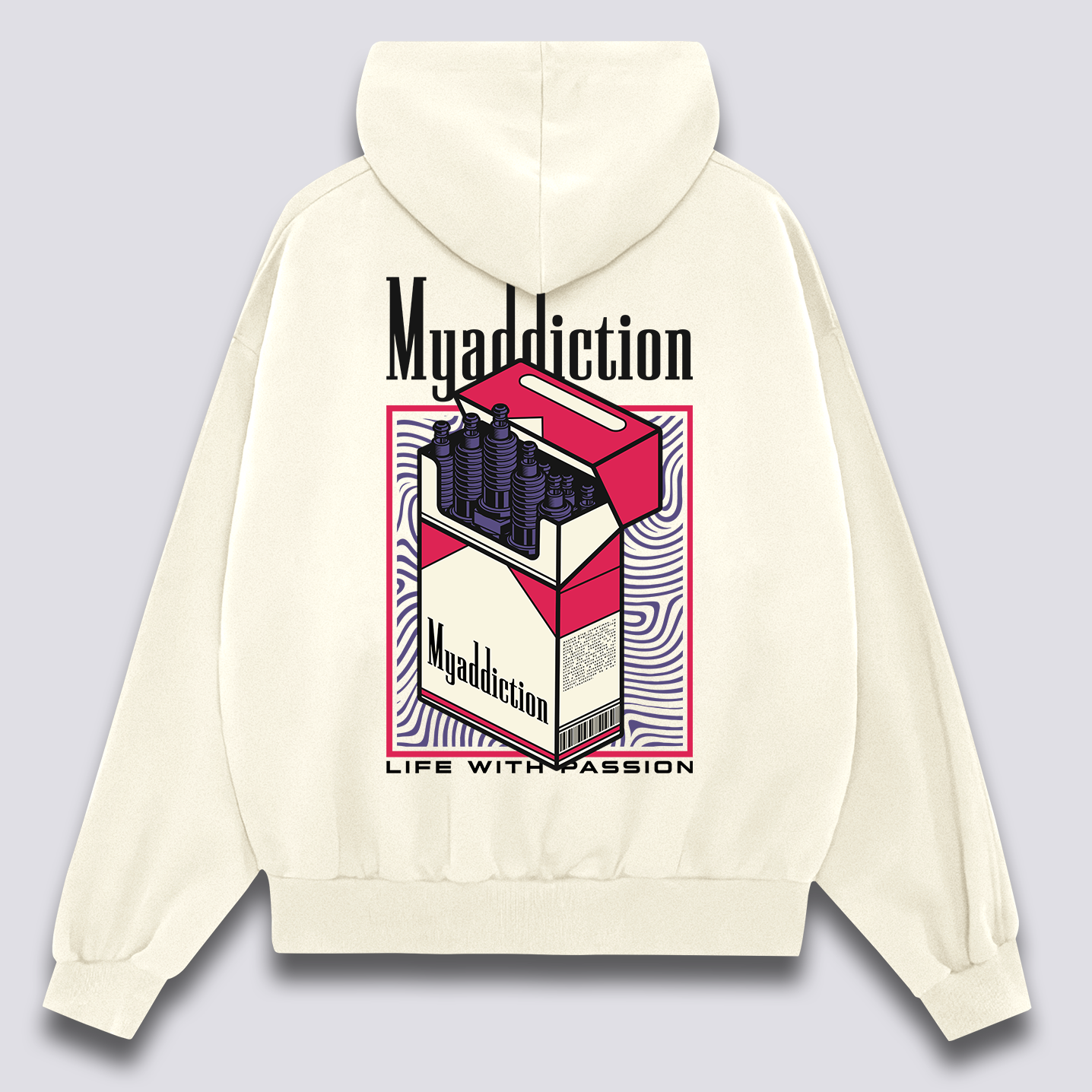 Priklausomybės Hoodie