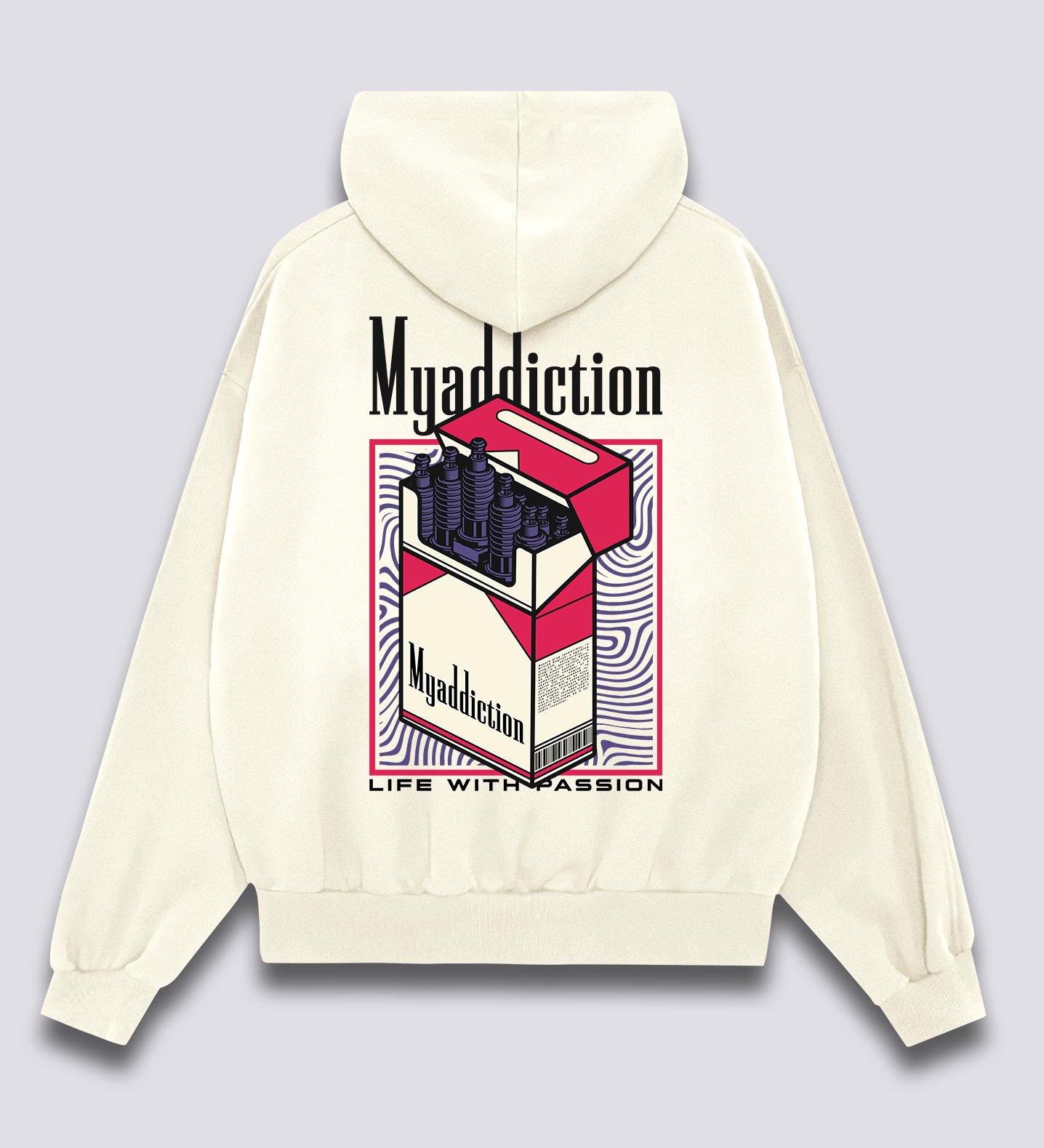 Priklausomybės Hoodie