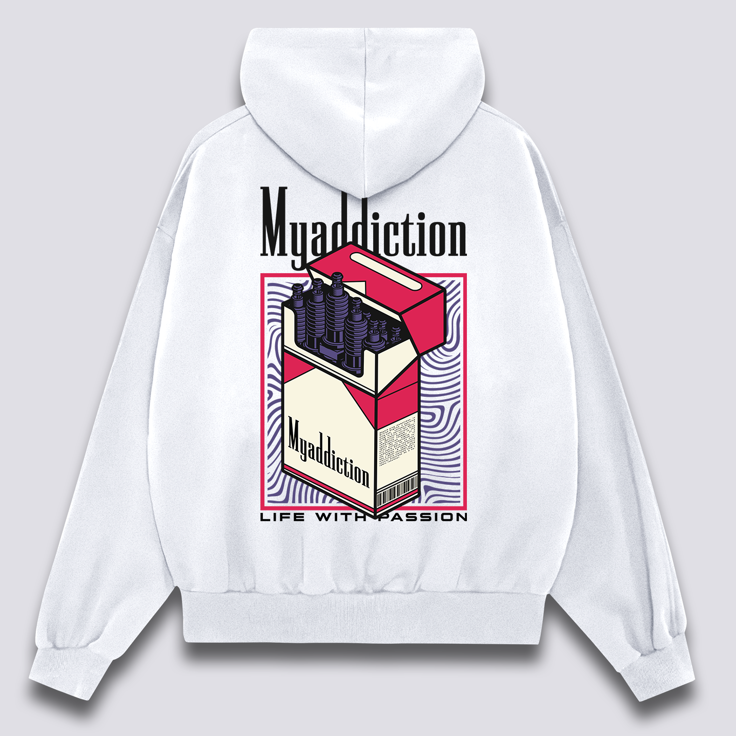 Priklausomybės Hoodie