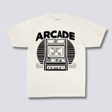 Priekinis Spaudinys - Arcade Žaidimų Marškinėliai