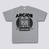 Priekinis Spaudinys - Arcade Žaidimų Marškinėliai