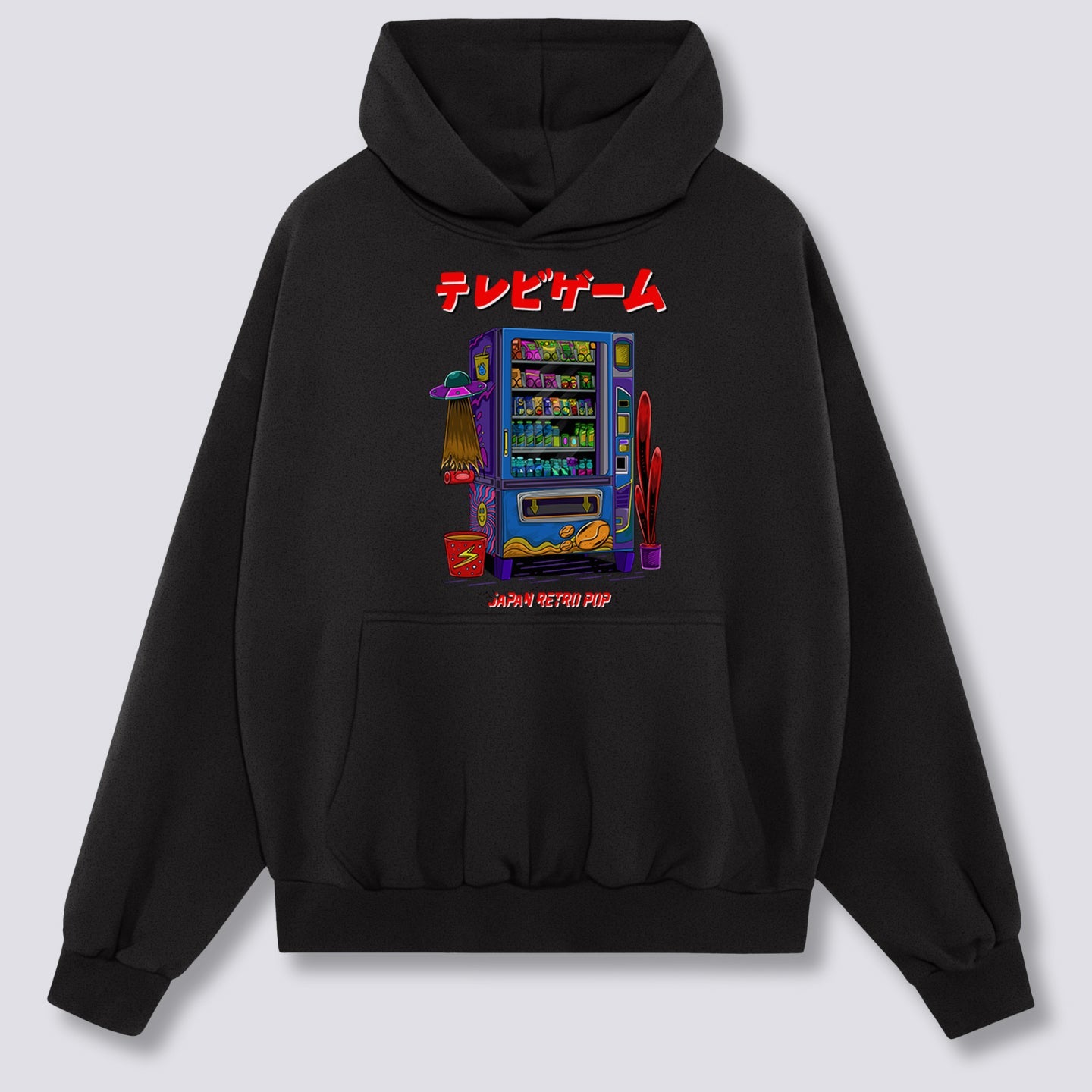 Priekinis Spaudinys - Užkandžių Mašinos Hoodie