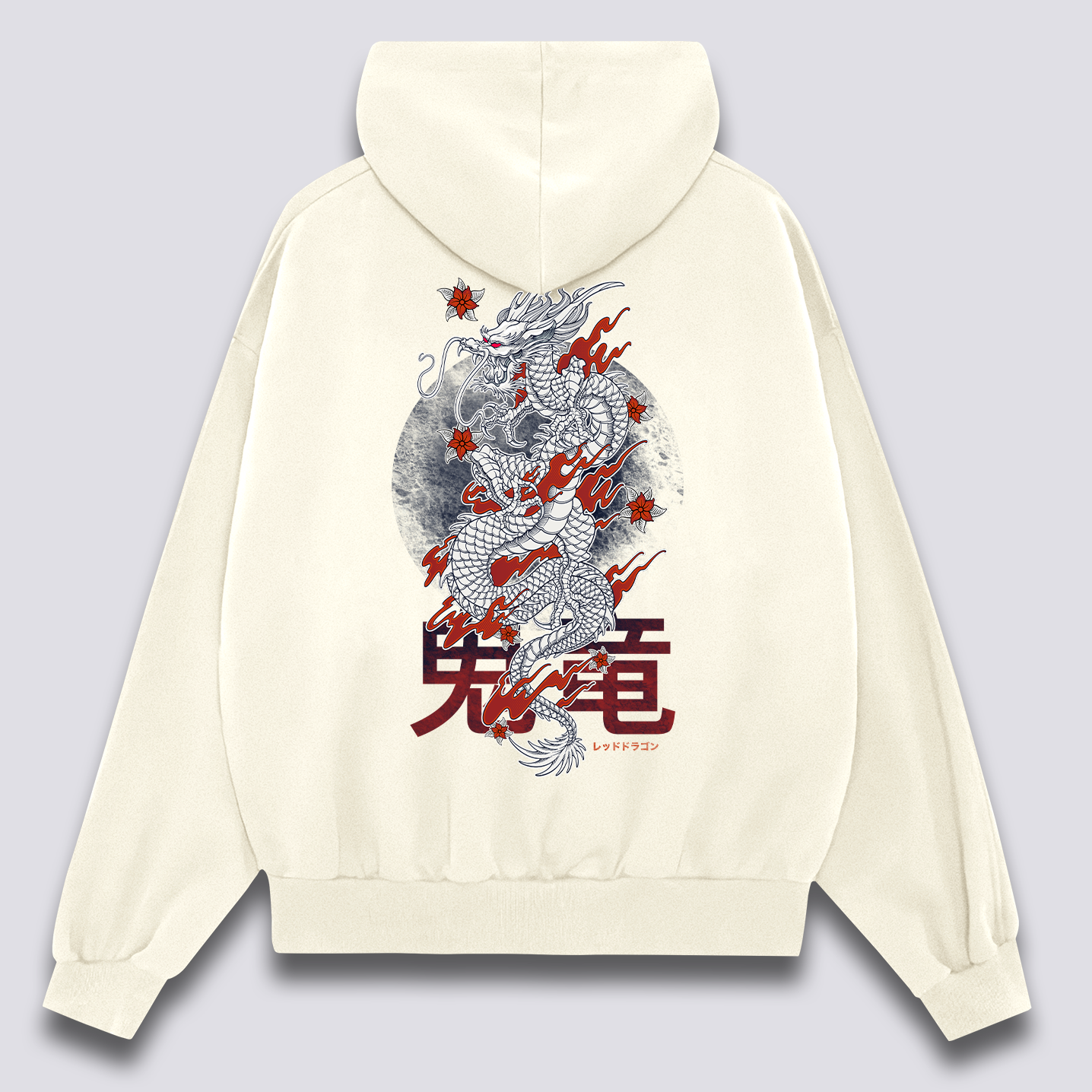 Kaitinantis Drakonas Hoodie