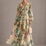 Celine | Abito Femminile con Motivo Floreale