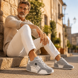 Sneakers Giuliano | Patchwork Multicolore in Camoscio e Pelle