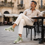 Sneakers Giuliano | Patchwork Multicolore in Camoscio e Pelle