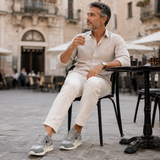 Sneakers Giuliano | Patchwork Multicolore in Camoscio e Pelle