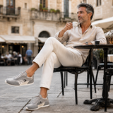 Sneakers Giuliano | Patchwork Multicolore in Camoscio e Pelle