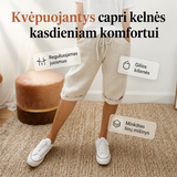 Laluna® | Medvilnės Lininiai Moteriški Šortai