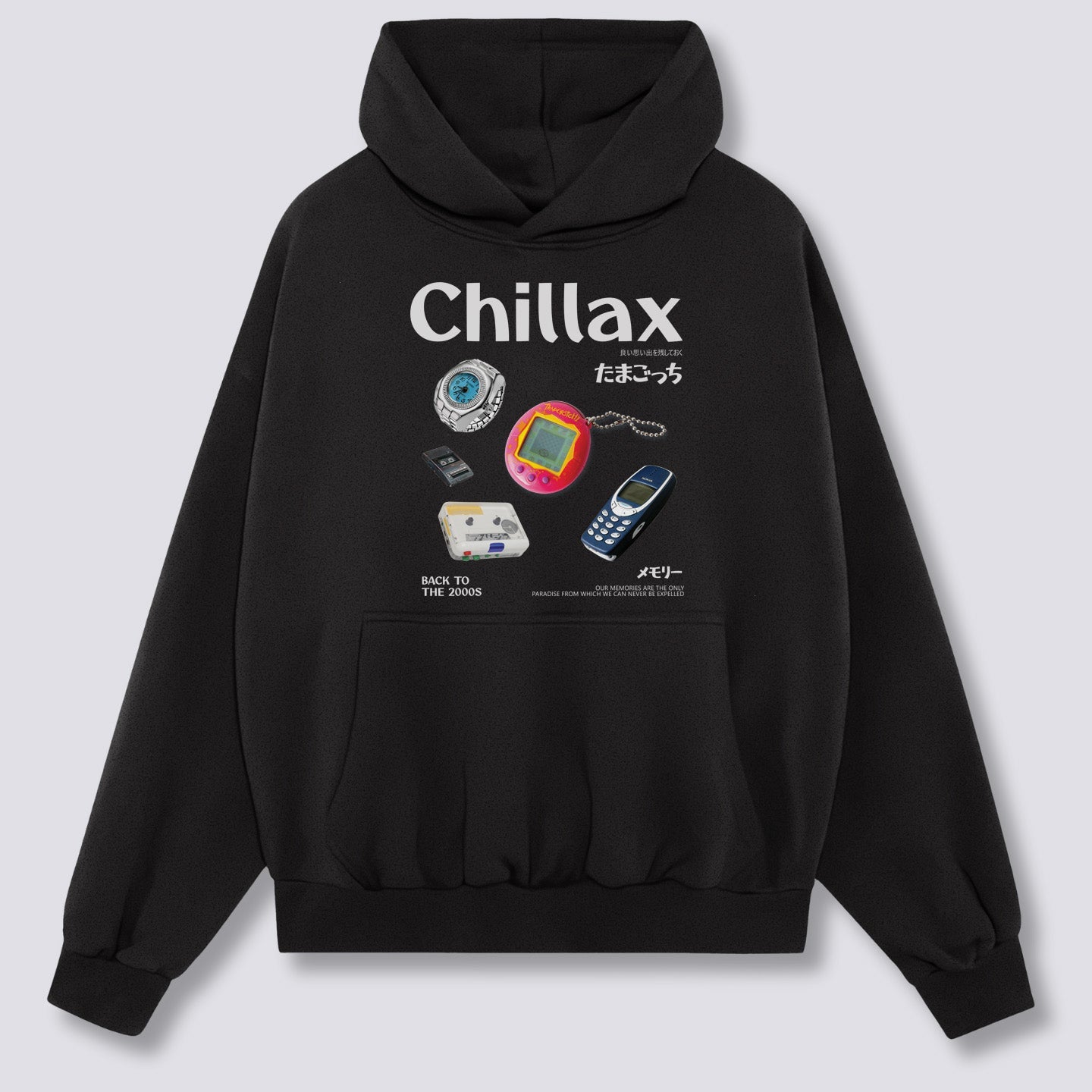 Priekinis Spausdinimas - Chillax Hoodie