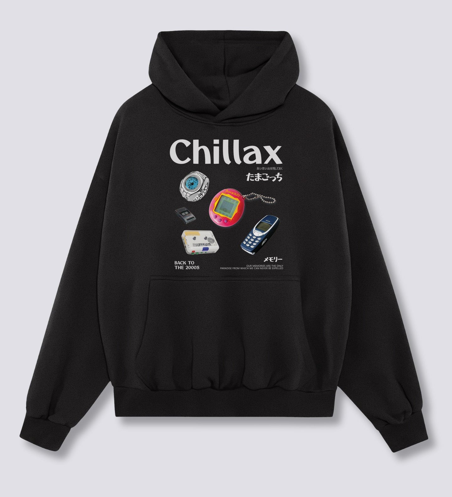 Priekinis Spausdinimas - Chillax Hoodie