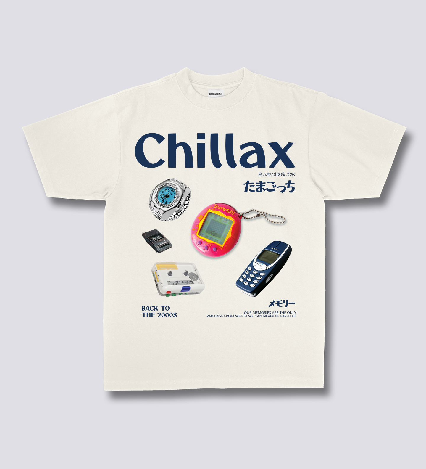 Priekinis Spaudinys - Chillax Marškiniai