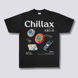 Priekinis Spaudinys - Chillax Marškiniai