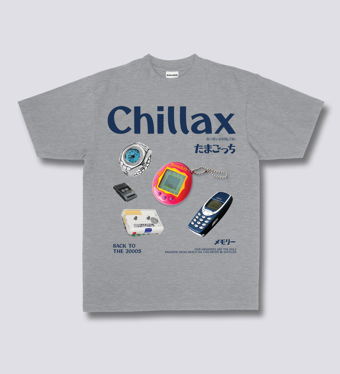 Priekinis Spaudinys - Chillax Marškiniai
