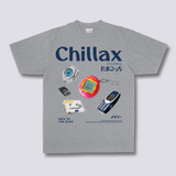 Priekinis Spaudinys - Chillax Marškiniai