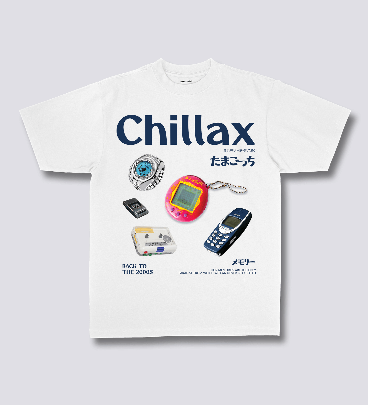 Priekinis Spaudinys - Chillax Marškiniai