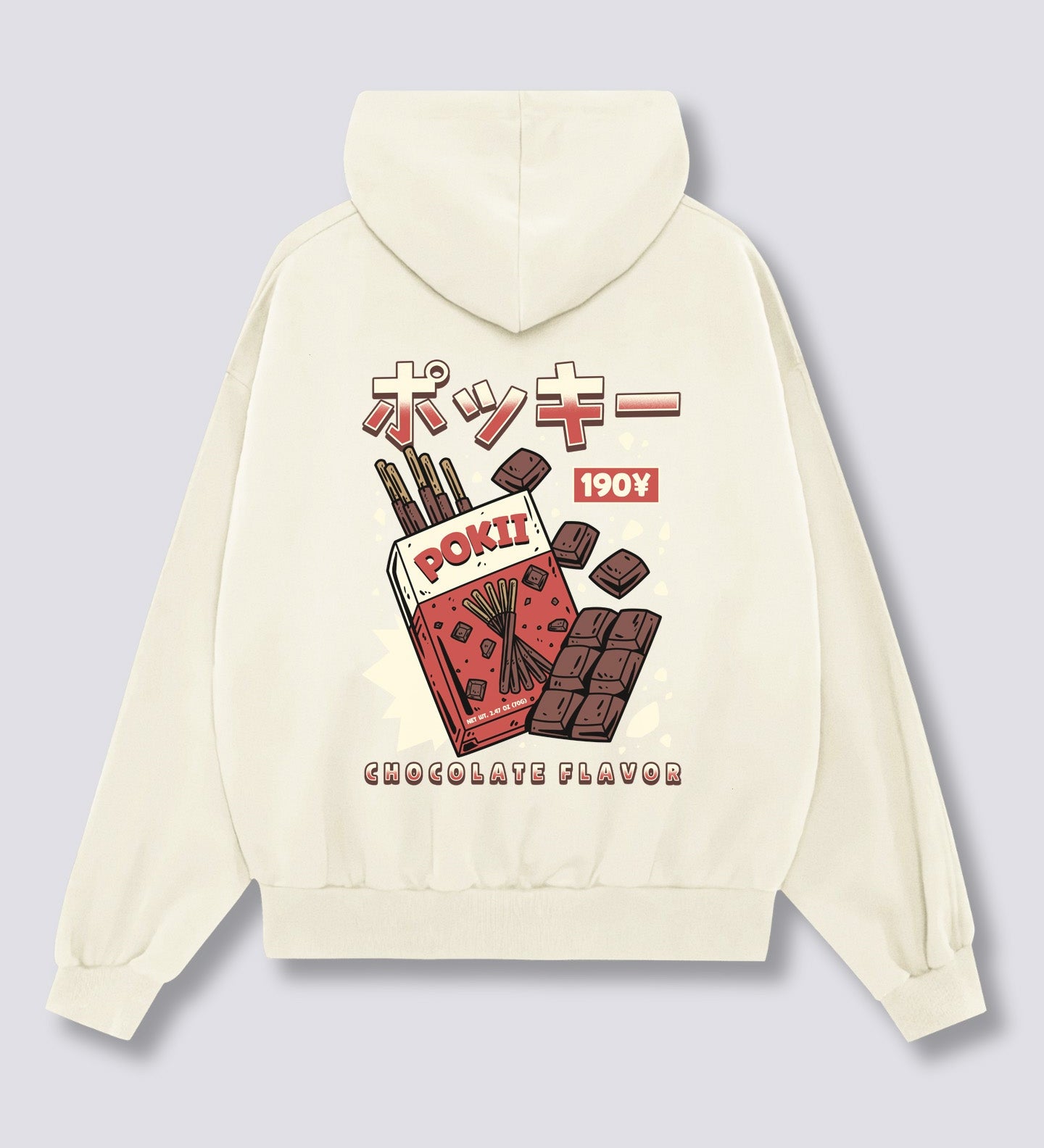 Šokoladinis Pokii Hoodie