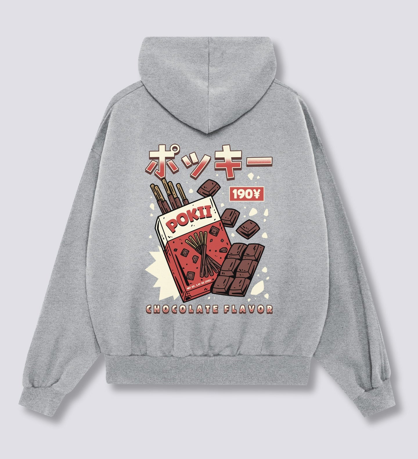 Šokoladinis Pokii Hoodie