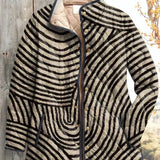 Dagmar – Quilted Jacket with Zebra Pattern