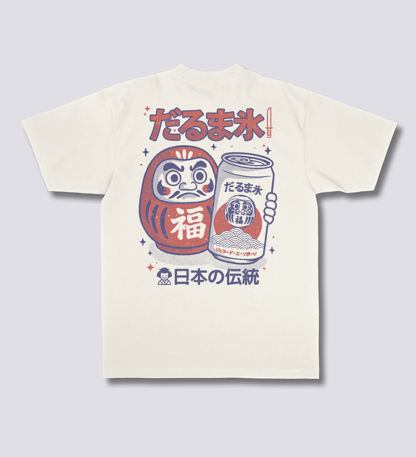 Daruma alaus marškinėliai