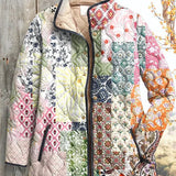 Dita – Quilted Jacket with Patchwork Pattern
