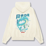 Japoniško Drakono Hoodie
