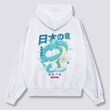 Japoniško Drakono Hoodie