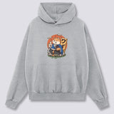 Priekinis Spaudinys - Išgėręs Shiba Hoodie