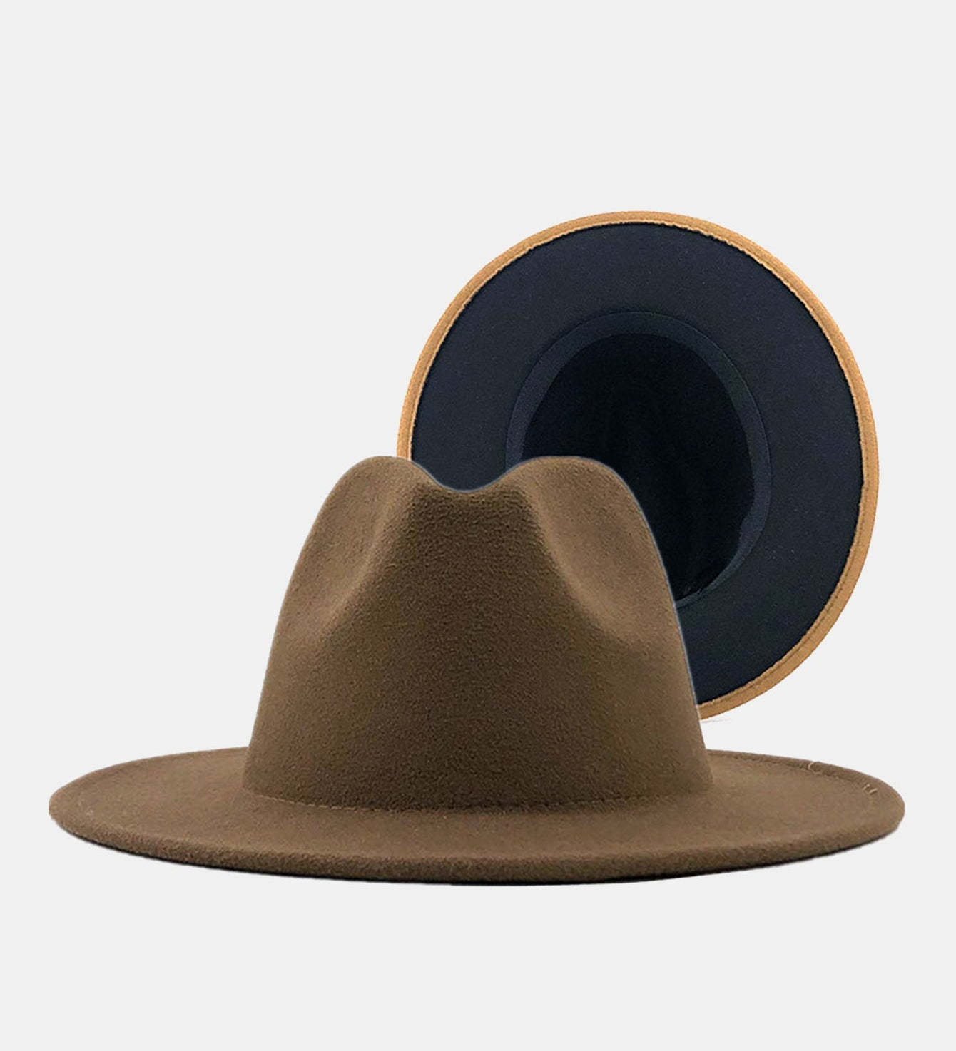 Panama Felt Hat with Wide Brim