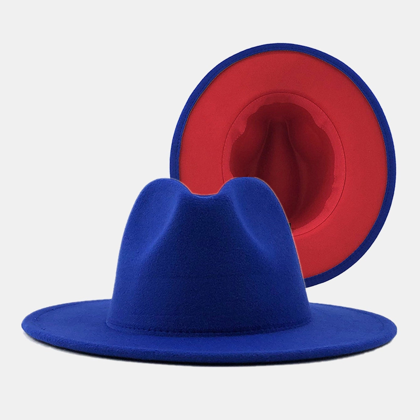 Panama Felt Hat with Wide Brim