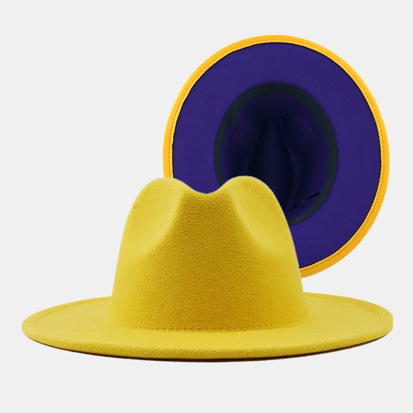 Panama Felt Hat with Wide Brim