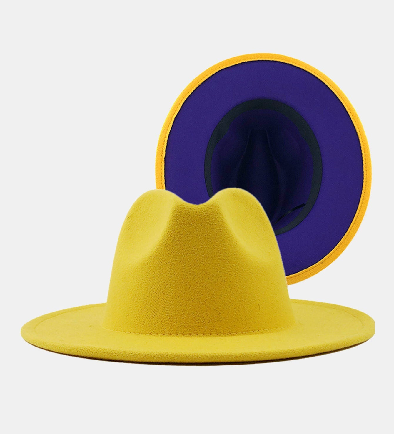 Panama Felt Hat with Wide Brim