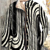 Freja – Quilted Jacket with Wave Pattern