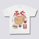 Priekinis Spaudinys - Fugu Marškiniai