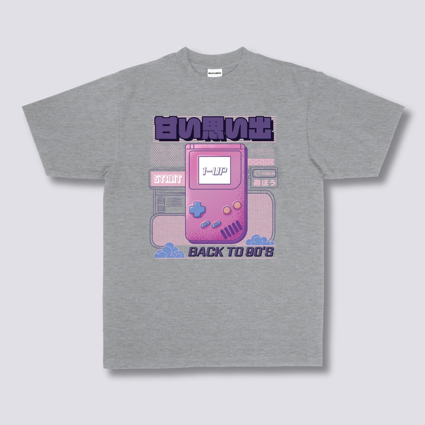 Priekinis Spaudinys - Gameboy Marškinėliai